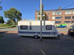 Hobby 460 De luxe UFE, Caravans en Kamperen, Hobby, Kachel, Frans bed, Particulier