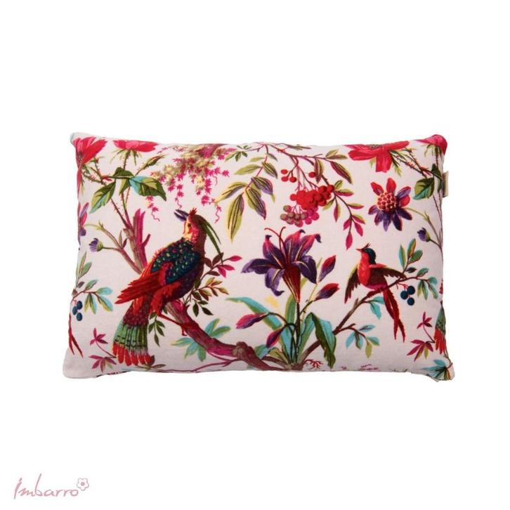 ecru kussen paradise Imbarro 40 x 60 cm leuk als cadeau, Huis en Inrichting, Woonaccessoires | Kussens, Nieuw, Wit, Rechthoekig