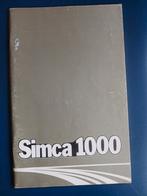 ✅️ Simca 1000 origineel instructieboekje, Ophalen of Verzenden