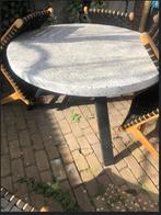 Rond Tuintafelblad – Ø120 cm – Betonlook / Natuursteen, Ophalen, Gebruikt, Rond, Overige materialen