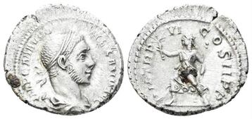 Severus Alexander. 222-235 AD. AR Denarius. Romeinse munt  beschikbaar voor biedingen
