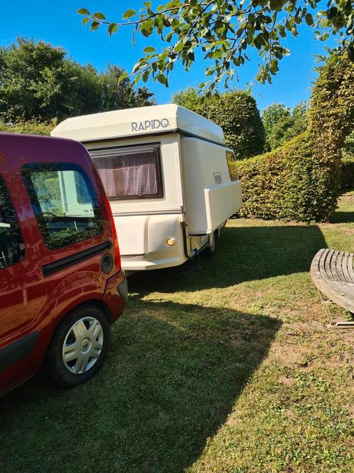 Rapido 31 vouwcaravan retro  met fris interieur, Caravans en Kamperen, Caravans, Particulier, 500 - 750 kg, Standaardzit, Kluisje