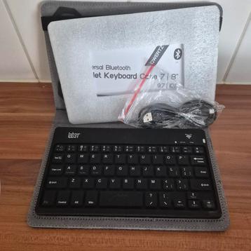 Tablet Bluetooth qwerty of azerty toetsenbord in hoes, unive beschikbaar voor biedingen