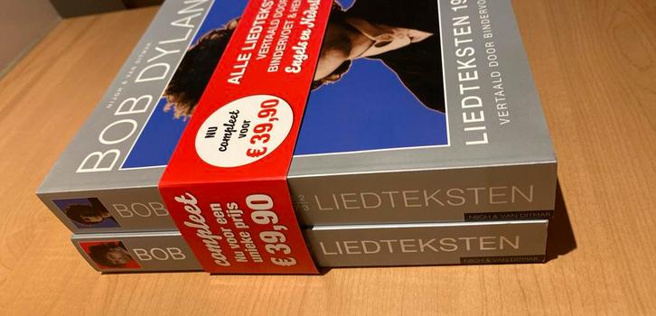 Tweedelige set boeken Bob Dylan Liedteksten, Boeken, Muziek, Zo goed als nieuw, Artiest, Ophalen of Verzenden