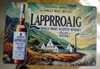 LAPHROAIG WHISKY REKLAME METAAL -METAAL-, Ophalen of Verzenden, Gebruikt, Reclamebord