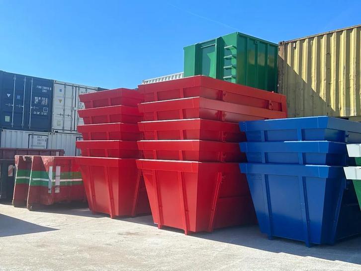 Sidalco 9m3 ral 3020 (bj 2025), Zakelijke goederen, Machines en Bouw | Keten en Containers