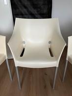 Philip Starck design kunsstof kuipstoelen crème 6 stuks, Ophalen, Kunststof, Gebruikt, Overige kleuren