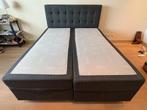Queen size bed with under bed storage, Ophalen, Blauw, Tweepersoons, Zo goed als nieuw