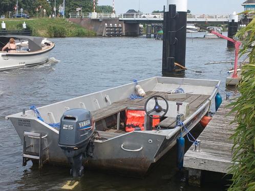 Aluminium Jon 622, Watersport en Boten, Buiten- en Binnenboordmotoren, Gebruikt, Benzine, Buitenboordmotor, 10 tot 30 pk, Met afstandsbediening