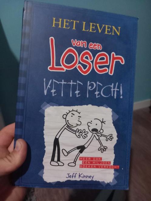 Jeff Kinney - Vette pech!, Boeken, Kinderboeken | Jeugd | 10 tot 12 jaar, Zo goed als nieuw, Ophalen of Verzenden