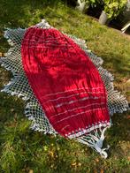 Rode Hangmat met franje, 3 m, Tuin en Terras, Hangmatten, Ophalen of Verzenden, Zo goed als nieuw