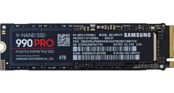 Samsung 990 PRO 4TB M.2 SSD beschikbaar voor biedingen