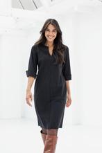 Studio Anneloes Caro Pinstripe dress, S. ALS NIEUW, Kleding | Dames, Jurken, Studio Anneloes, Verzenden, Zwart, Zo goed als nieuw