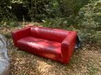 Ikea rood leer klippan bank, Huis en Inrichting, Gebruikt, 150 tot 200 cm, Tweepersoons, Ophalen of Verzenden