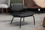 Leuke hippe fauteuil ZIPP Jess Design metaal leer zwart, Huis en Inrichting, Ophalen, Zo goed als nieuw, Leer, 50 tot 75 cm
