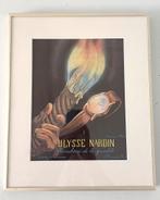 ingelijste mid century vintage horloge advertentie Ulysse, Ophalen of Verzenden, Gebruikt, Overige typen
