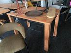 Statafel mango hout 130x70 bkeuze van 469 nu 189, Ophalen, Nieuw
