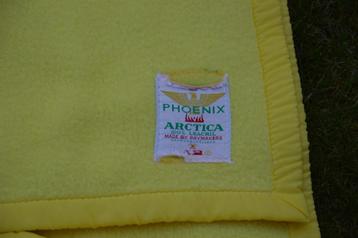 Vintage gele dralon deken/ sprei Made bij Raymakers Helmond beschikbaar voor biedingen