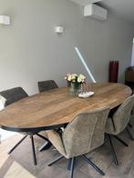 Mooie eettafel ovaal, Huis en Inrichting, Tafels | Eettafels, Ophalen, Gebruikt, 100 tot 150 cm, 200 cm of meer