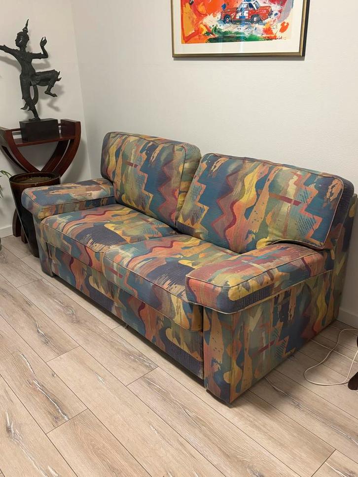 Comfortabele Slaapbank - Tweepersoons, Huis en Inrichting, Banken | Bankstellen, Gebruikt, Rechte bank, Tweepersoons, 150 tot 200 cm