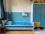 Vintage retro peuterbed met matras zgan, Kinderen en Baby's, Kinderkamer | Bedden, Ophalen of Verzenden, Zo goed als nieuw, Matras