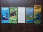 5 wandelkaarten Slowakije Tatra en Fatra 1:50 d en 1:100.000, Boeken, Atlassen en Landkaarten, Gelezen, Overige atlassen, Verzenden