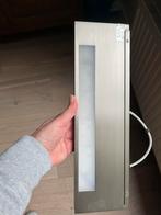 Mooie roestvrijstalen led wandlamp, Huis en Inrichting, Lampen | Wandlampen, Ophalen, Zo goed als nieuw