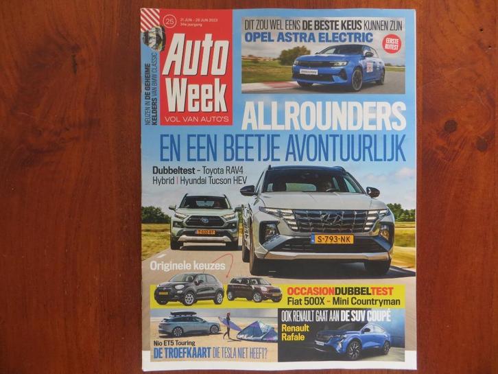 Autoweek 25 2023 Opel Astra Electric, Toyota RAV4 Hybrid, Boeken, Auto's | Folders en Tijdschriften, Nieuw, Opel, Ophalen of Verzenden