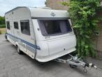 HOBBY 450UF De Luxe | mover+inboedel | aanhaken en vakantie!, Rondzit, Hobby, Particulier, Schokbreker