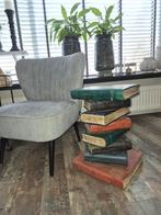 Kinaree Bijzettafel 'Stapelboeken' Acaciahout, Ophalen of Verzenden