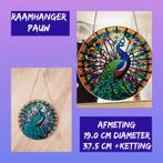 Leuke raamhanger van een pauw glas in lood stijl, Huis en Inrichting, Verzenden