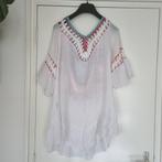 Leuke Ibiza tuniek one size, Kleding | Dames, Maat 38/40 (M), Wit, Ophalen of Verzenden, Zo goed als nieuw