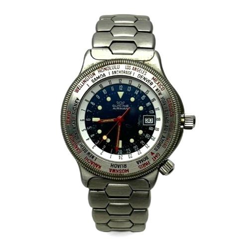 Glycine Airman herenhorloge, Antiek en Kunst, Antiek | Kleding en Accessoires, Heren, Ophalen of Verzenden