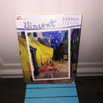 Puzzel Art Gallery Café Terrace at Night – Vincent van Gogh beschikbaar voor biedingen