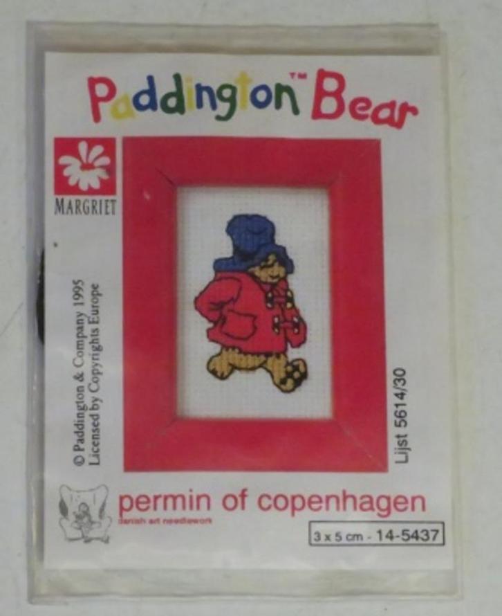 Borduurpakket Paddington Bear 3 x 5 cm 122126, Hobby en Vrije tijd, Borduren en Borduurmachines, Nieuw, Borduurpakket, Handborduren