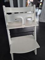 Stokke kinderstoel wit, Caravans en Kamperen, Camper-accessoires, Ophalen of Verzenden, Zo goed als nieuw