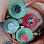 butaan en propaan gasdrukregelaars met T stuk, Ophalen of Verzenden, Gebruikt