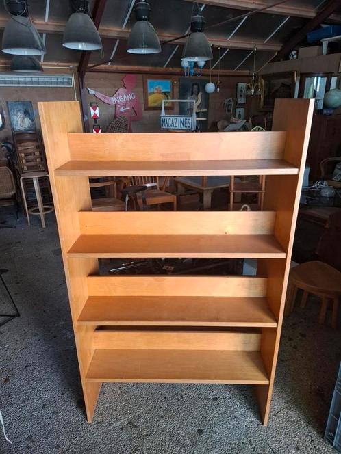 Vintage schoolkast boekenkast roomdivider, Huis en Inrichting, Kasten | Stellingkasten, Gebruikt, Ophalen of Verzenden