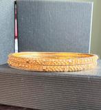 23,4 gram 11,7 gram per stuk 22 karaat 916 gekeurd bangles, Ophalen of Verzenden, Zo goed als nieuw, Goud