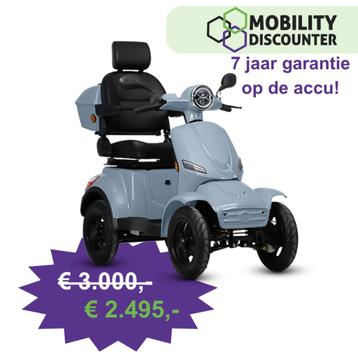 Scootmobiel 4 wielen – Roadmaster 25 km/u, 7 jaar garantie beschikbaar voor biedingen