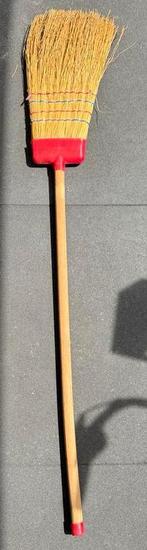Traditionele camping bezem / veger met houten steel, Ophalen, Bezem of Borstel
