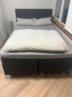 Boxspring 140x200 met opbergruimte - 3 jaar oud, Ophalen, 140 cm, Zo goed als nieuw, Twijfelaar
