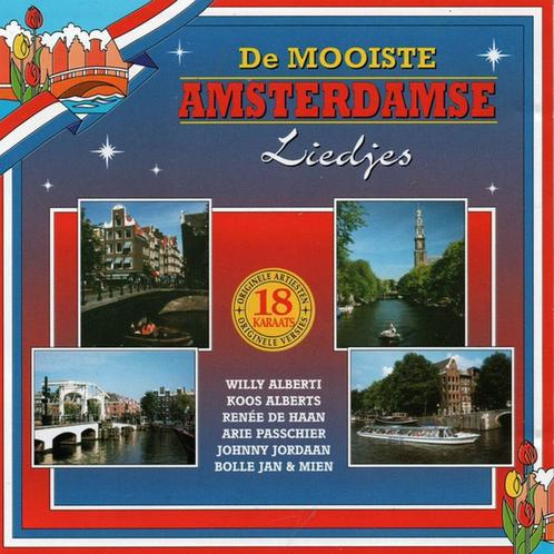 Mooiste Amsterdamse liedjes - div artiesten, Cd's en Dvd's, Cd's | Nederlandstalig, Zo goed als nieuw, Levenslied of Smartlap