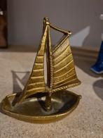 Schip uit brons 14cm, Antiek en Kunst, Antiek | Koper en Brons, Ophalen of Verzenden, Brons