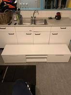 Witte tv meubel 170cm breed 33cm hoog, Huis en Inrichting, Kasten | Televisiemeubels, Ophalen, Gebruikt, Modern,minimalistisch