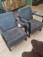 Stijlvolle fauteuils (set van 2), Huis en Inrichting, Fauteuils, Hout, 75 tot 100 cm, Ophalen of Verzenden, Zo goed als nieuw