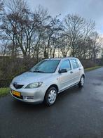 Mazda 2 1.4 16V 2004 Grijs nieuwe apk., Voorwielaandrijving, 1025 kg, 40 €/maand, Zwart