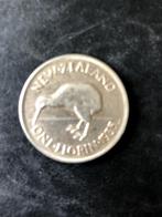 New Zealand 1935 Silver One Florin coin, Zilver, Ophalen of Verzenden, Losse munt