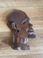 Houtsnijwerk Afrikaans beeld / hoofd hout, Ophalen of Verzenden
