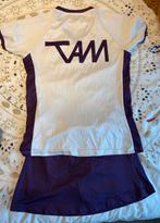 TAM Tennis Dames Tenue, Kleding | Dames, Maat 38/40 (M), Wit, Ophalen of Verzenden, Zo goed als nieuw